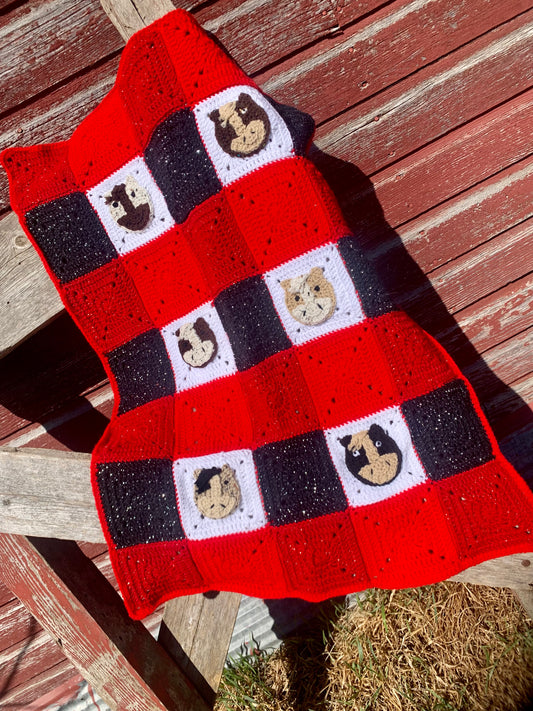 Custom Horse Baby Blanket